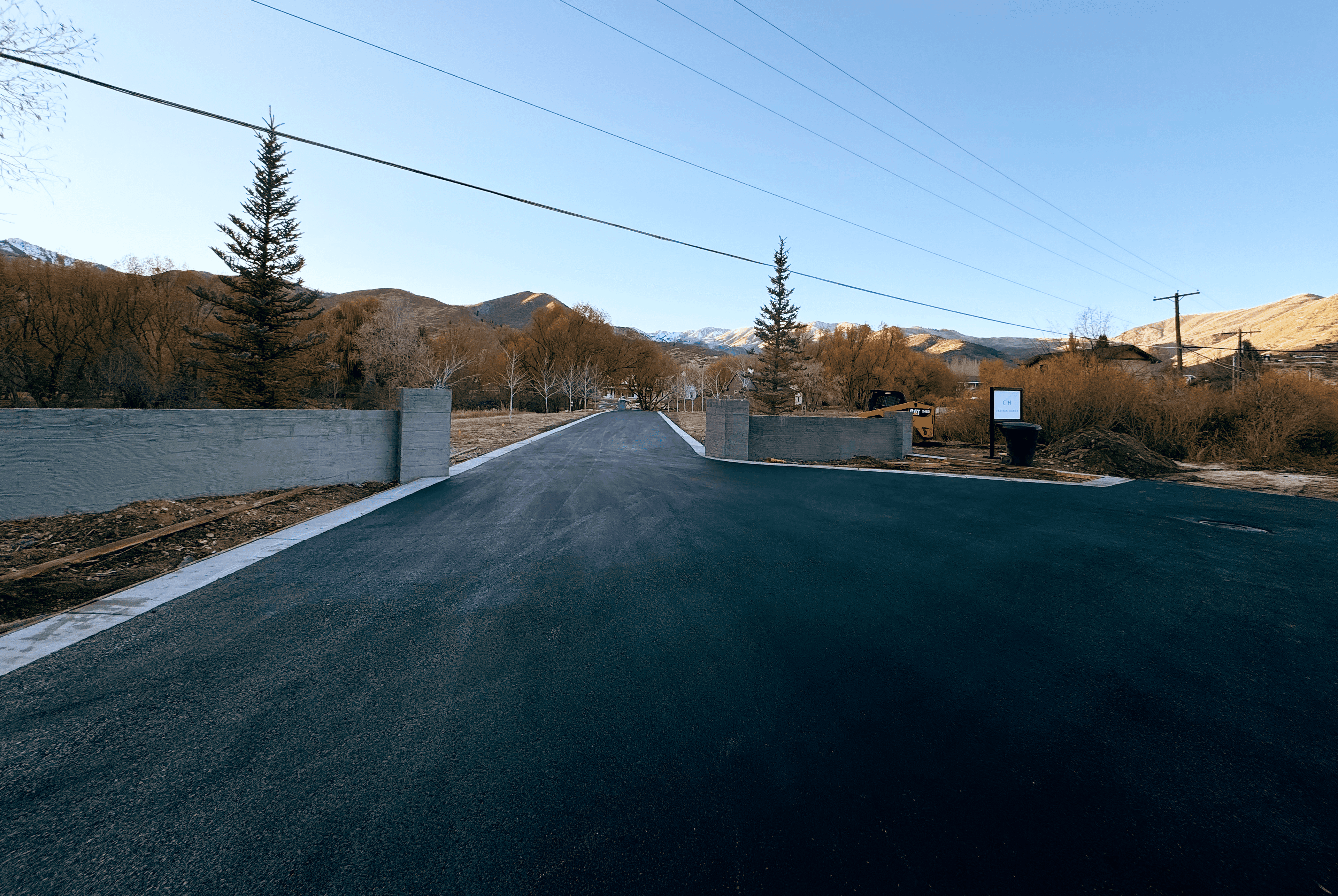 Professional paving work